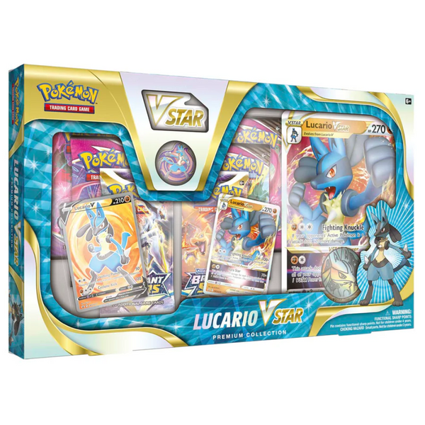 Pokémon TCG - Lucario Vstar Premium Collection Pin Box