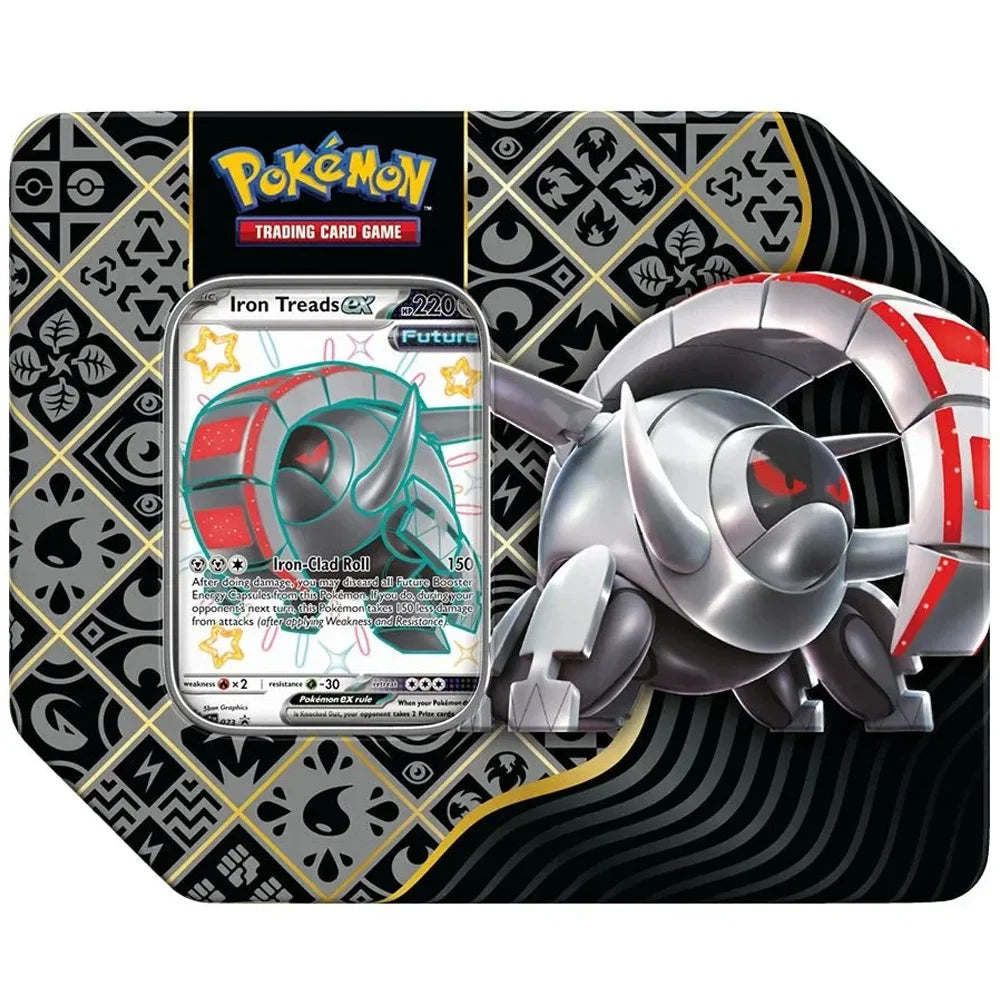 Pokémon TCG - Paldean Fates Iron Treads EX USA Tin