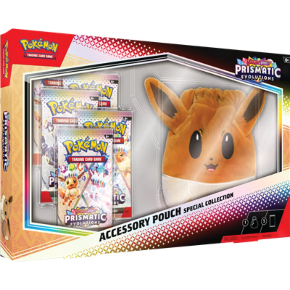 Pokémon TCG - Prismatic Evolutions Accessory Pouch Special Collection