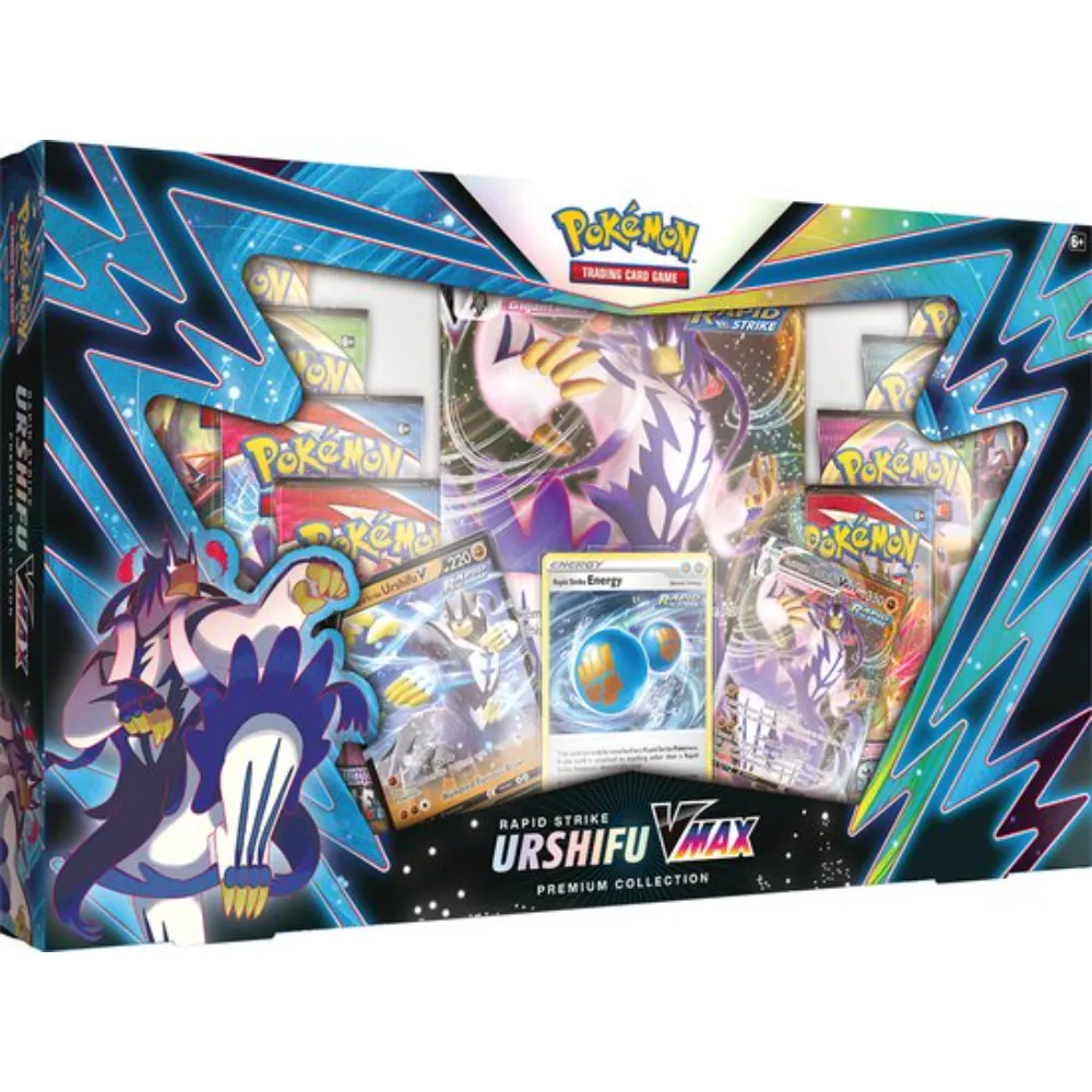 Pokémon TCG - Rapid Strike Urshifu VMAX Premium Collection Box