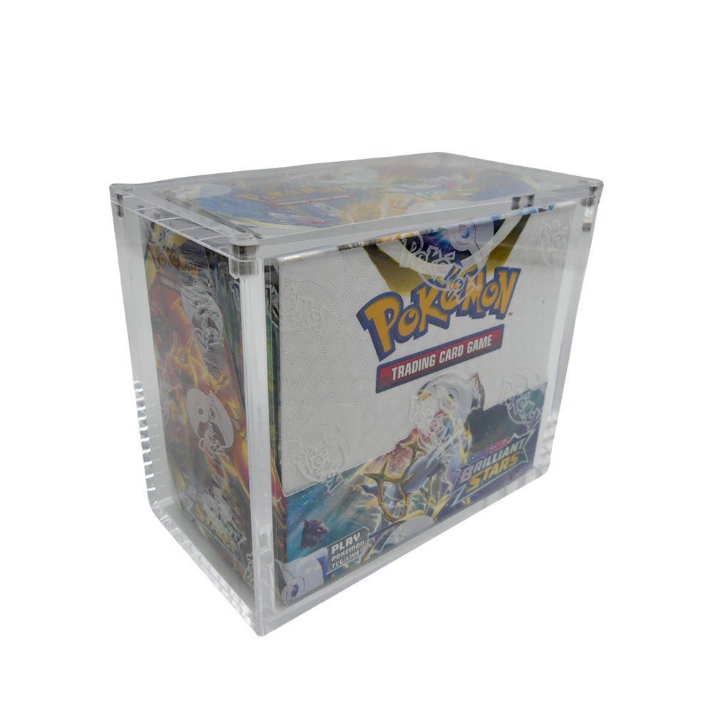 Pokemon brilliant stars factory booster box. In acrylic case